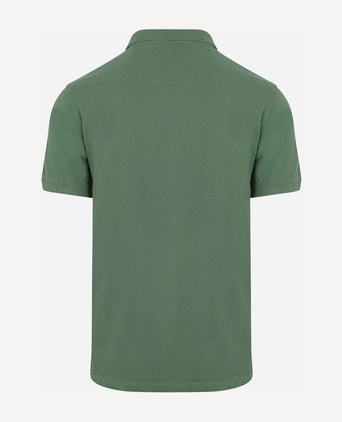Steppin' Out polo piqué classic groen | Regular-fit