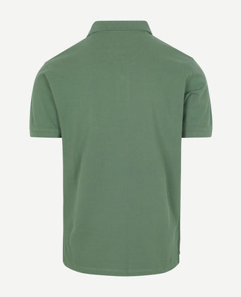 Steppin' Out polo piqué classic groen | Regular-fit