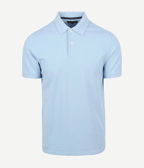 Steppin' Out polo piqué classic lichtblauw | Regular-fit