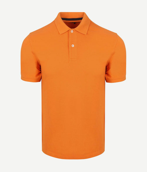 Steppin' Out polo piqué classic oranje | Regular-fit