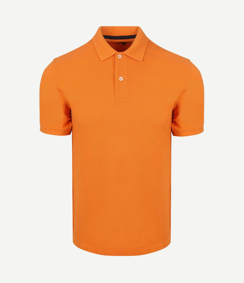 Polo piqué classic oranje