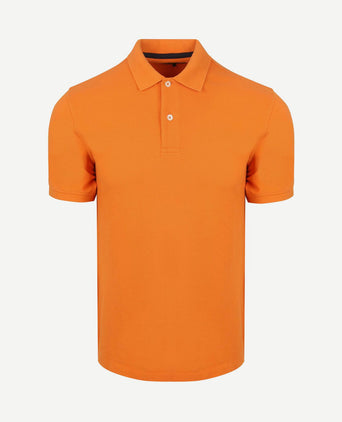 Polo piqué classic oranje