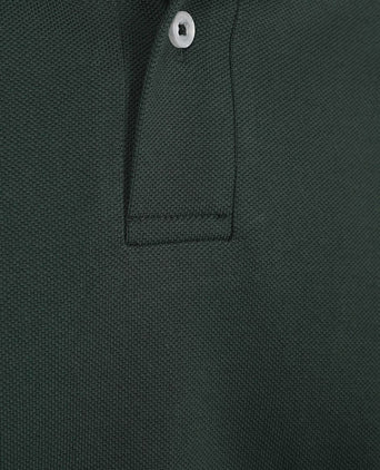 Polo piqué donkergroen