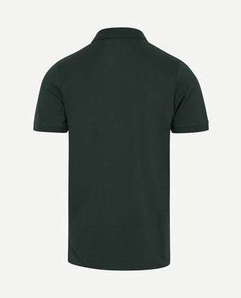 Polo piqué donkergroen
