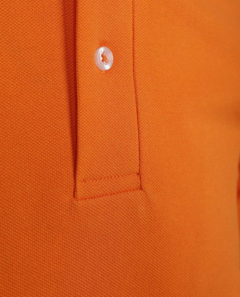 Polo piqué oranje