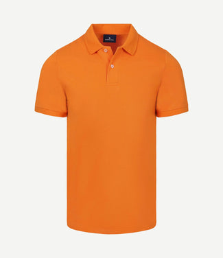 Polo piqué oranje Polo piqué oranje