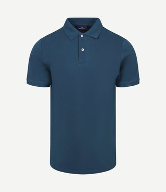 Polo piqué royal blauw Polo piqué royal blauw