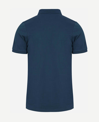 Polo piqué royal blauw