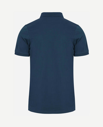 Polo piqué royal blauw