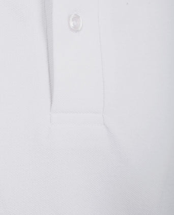 Polo piqué wit
