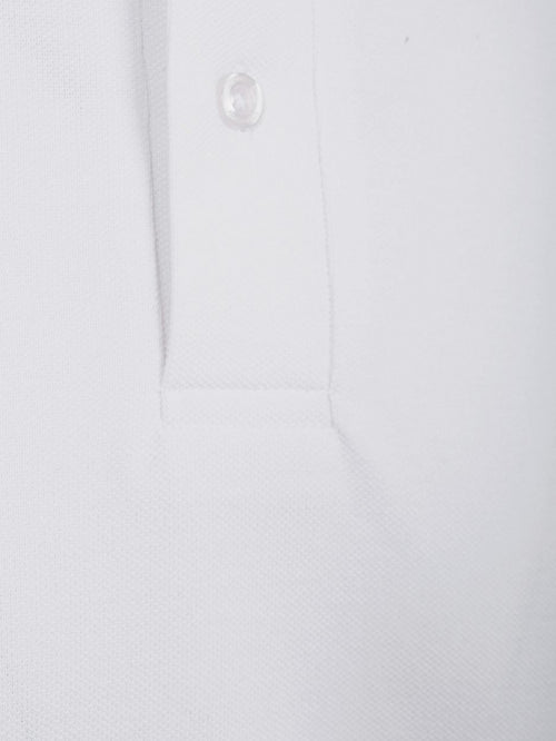Polo piqué wit