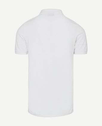 Polo piqué wit