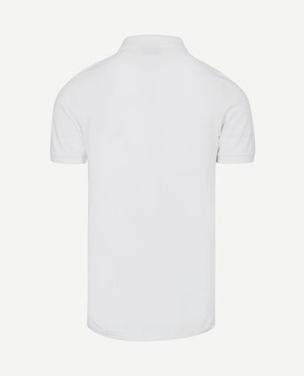 Polo piqué wit