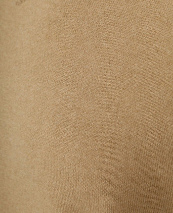 Pullover v-hals merinowol beige