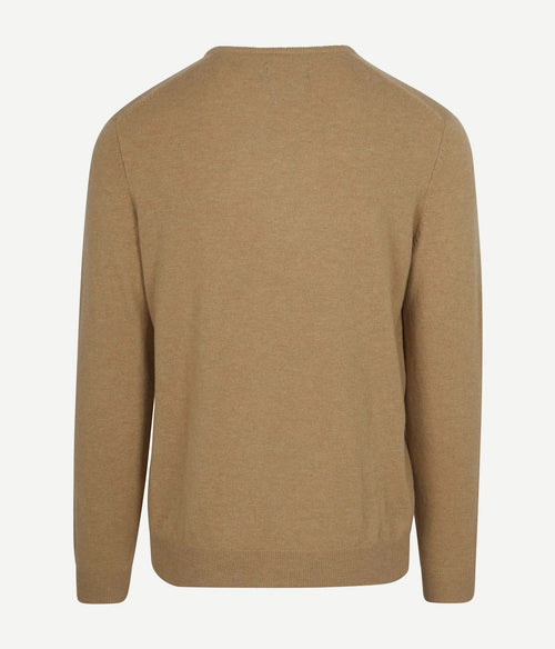 Steppin' Out pullover v-hals merinowol beige | Regular-fit