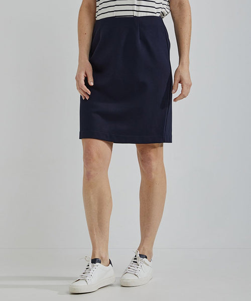 Steppin' Out rok milano donkerblauw | Regular-fit