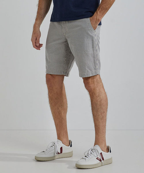 Steppin' Out short rashford streep blauw | Regular-fit
