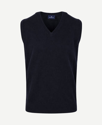 Spencer merinowol donkerblauw