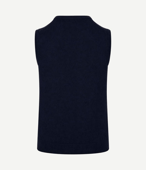 Spencer merinowol donkerblauw