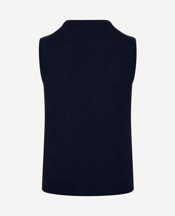 Spencer merinowol donkerblauw