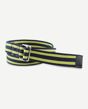 Steppin' Out tape riem streep donkerblauw groen