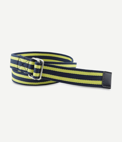 Steppin' Out tape riem streep donkerblauw groen
