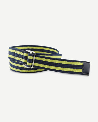 Tape riem streep donkerblauw groen