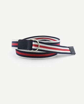 Tape riem streep rood donkerblauw