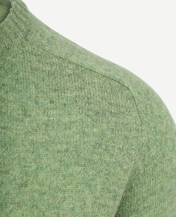 Steppin' Out trui lamswol groen | Regular-fit