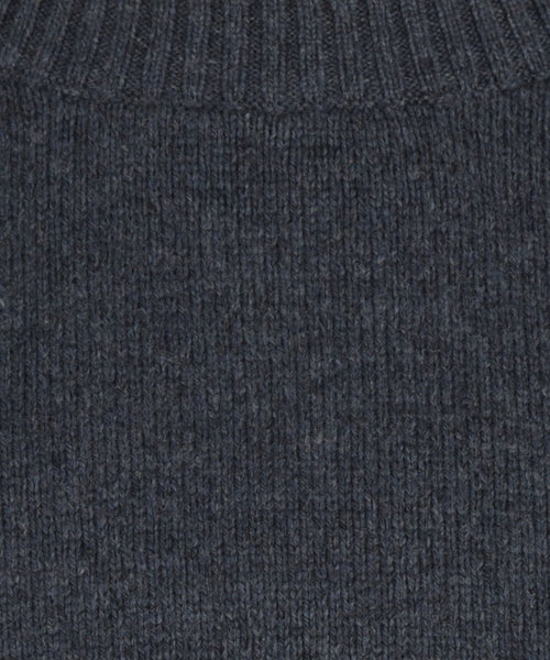 Trui melange donkerblauw