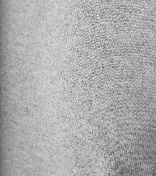 Pullover v-hals merinowol mid grijs