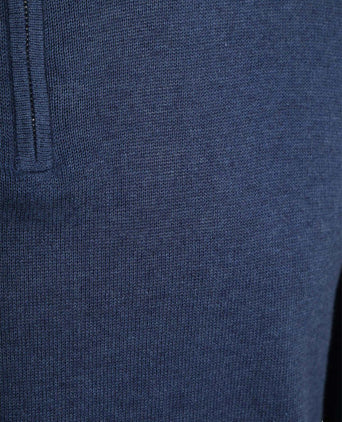 Half-zip trui colin indigo denim