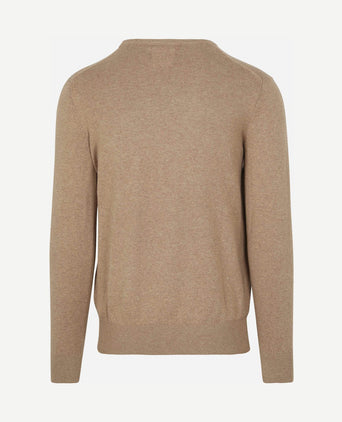 Trui cotton cashmere camel