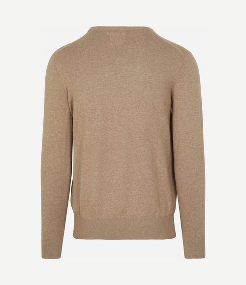 Trui cotton cashmere camel