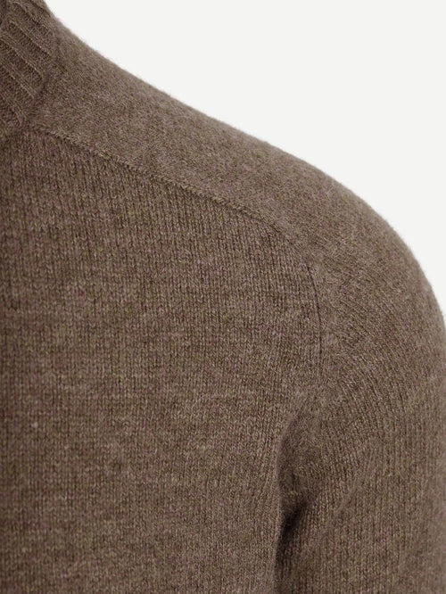 Steppin' Out trui lamswol bruin | Regular-fit