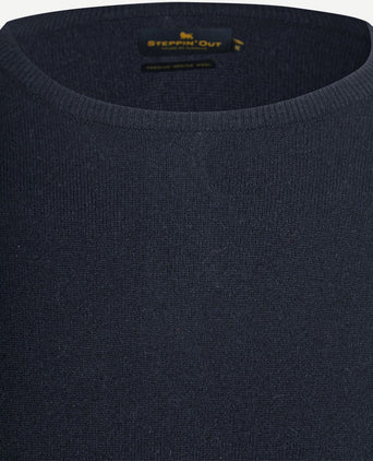 Steppin' Out trui cashmere donkerblauw | Regular-fit