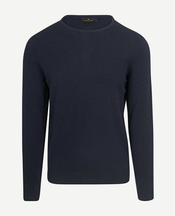 Steppin' Out trui cashmere donkerblauw | Regular-fit