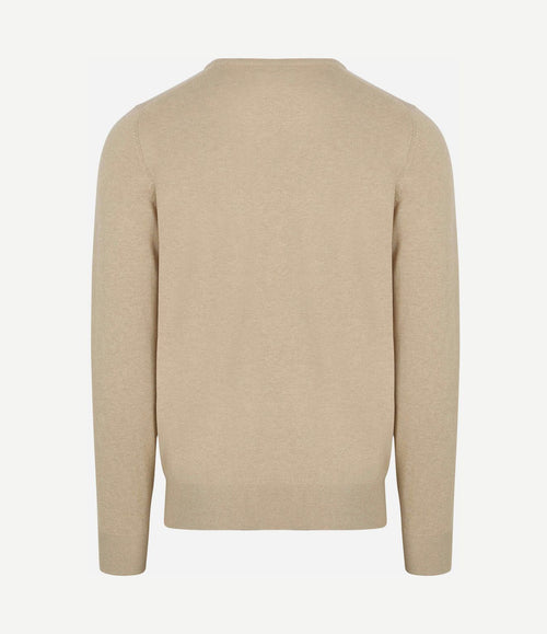 Trui cashmere v-hals ecru