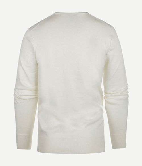 Steppin' Out trui cashmere v-hals off white | Regular-fit