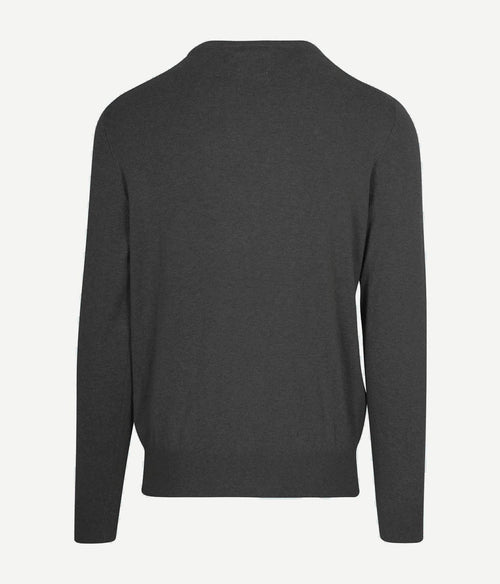 Steppin' Out trui cotton cashmere antraciet | Regular-fit