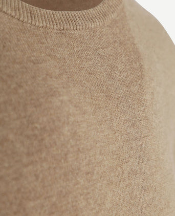 Steppin' Out trui cotton cashmere camel | Regular-fit