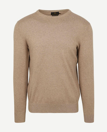 Steppin' Out trui cotton cashmere camel | Regular-fit