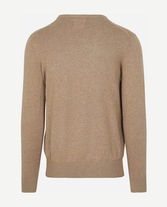 Steppin' Out trui cotton cashmere camel | Regular-fit