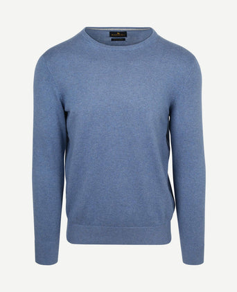 Trui cotton cashmere indigo blauw