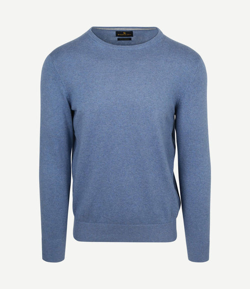 Trui cotton cashmere indigo blauw