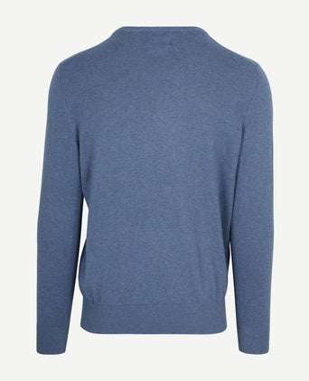 Trui cotton cashmere indigo blauw