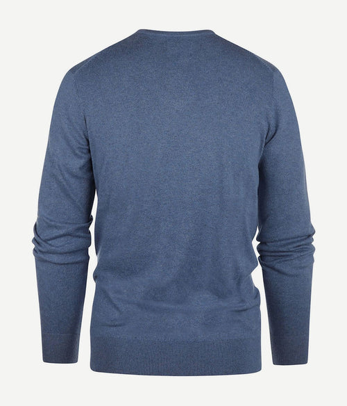 Steppin' Out trui cotton cashmere indigo blauw | Regular-fit