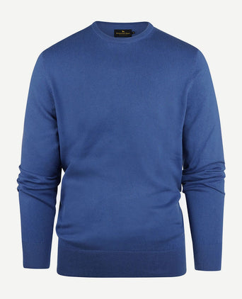 Trui cotton cashmere kobaltblauw