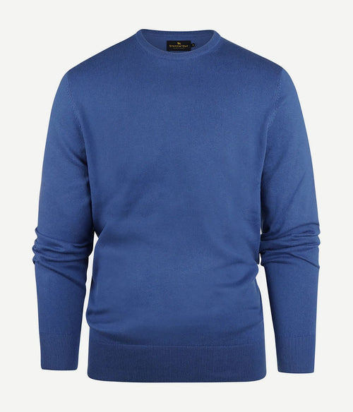 Steppin' Out trui cotton cashmere kobaltblauw | Regular-fit