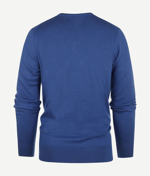 Steppin' Out trui cotton cashmere kobaltblauw | Regular-fit